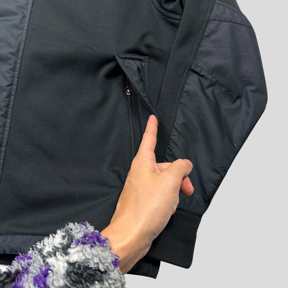 Nike 2002 Nylon Panelled Technical Soft Shell Jacket - L | Black