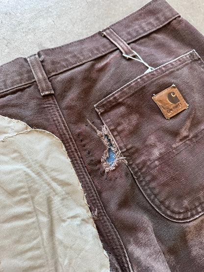 Carhartt Carpenter Pants - 34 x 32 | Brown, Red