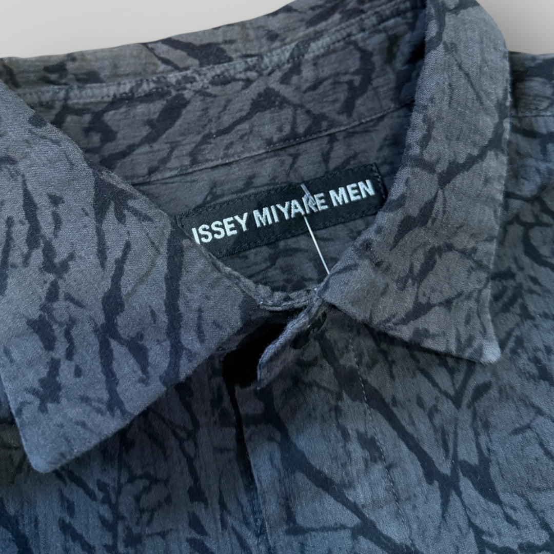Issey Miyake 2000's Hidden Pocket Wrinkle Shirt M/L