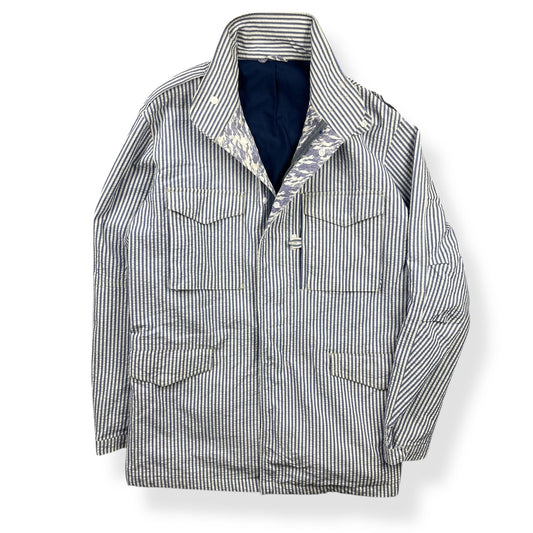 2000's Maharishi Seersucker M65 Jacket (M) | Default Title, Multicoloured