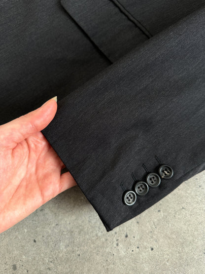 Yves Saint Laurent Pour Homme 1990s Wool Double Breasted Blazer - 44R/XXL