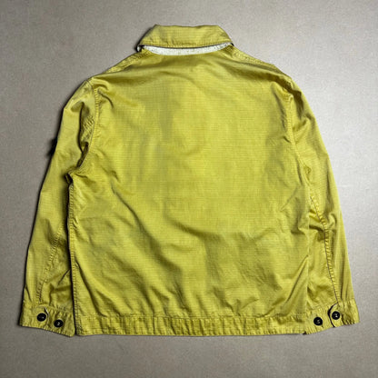 S/S 1994 Lemon Yellow Reversible Spiderweb Silk Light Jacket