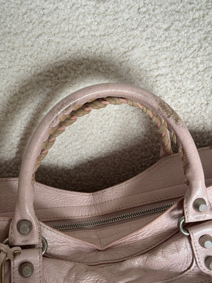 S/S 2014 Balenciaga Baby Pink City 2Way Handbag | O/S, Pink