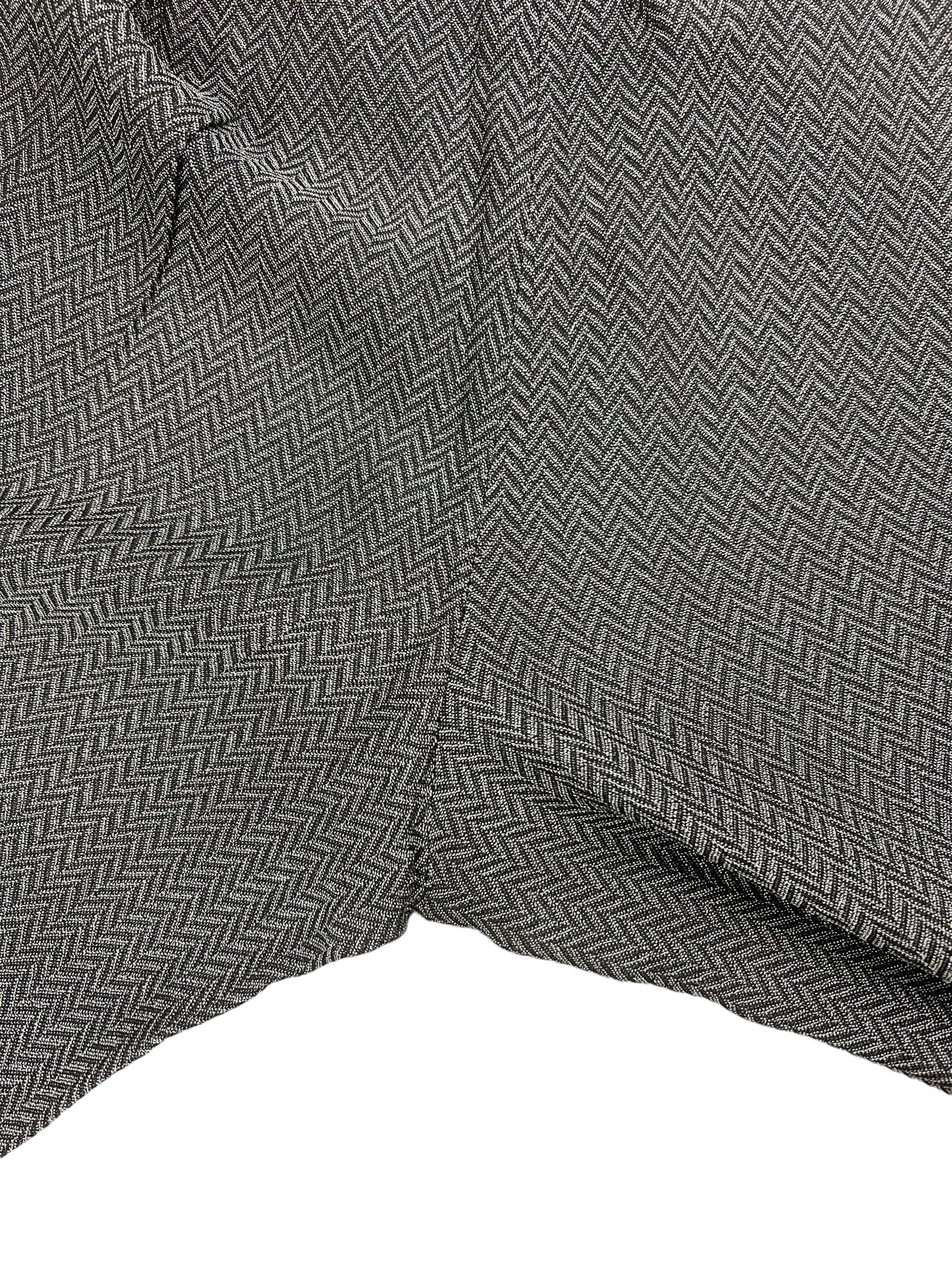 Emporio Armani 1990s herringbone trouser suit