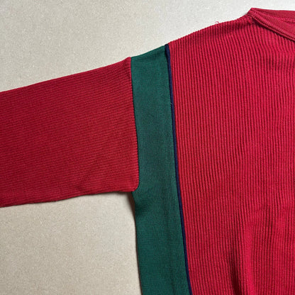 A/W 1980 C.P. COMPANY Two Tone Panelled Sweater