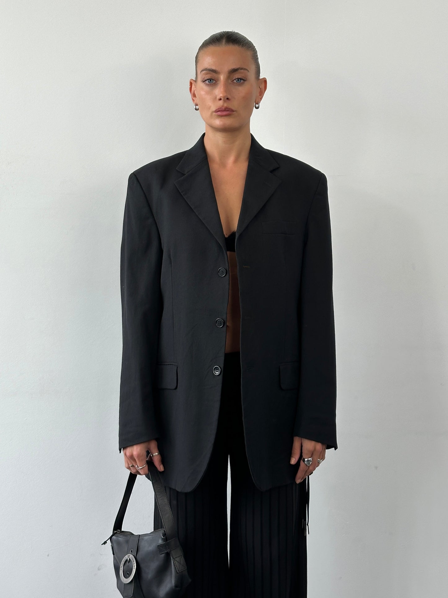 Yves Saint Laurent Pour Homme Pure Wool Single Breasted Blazer - 44R/XL