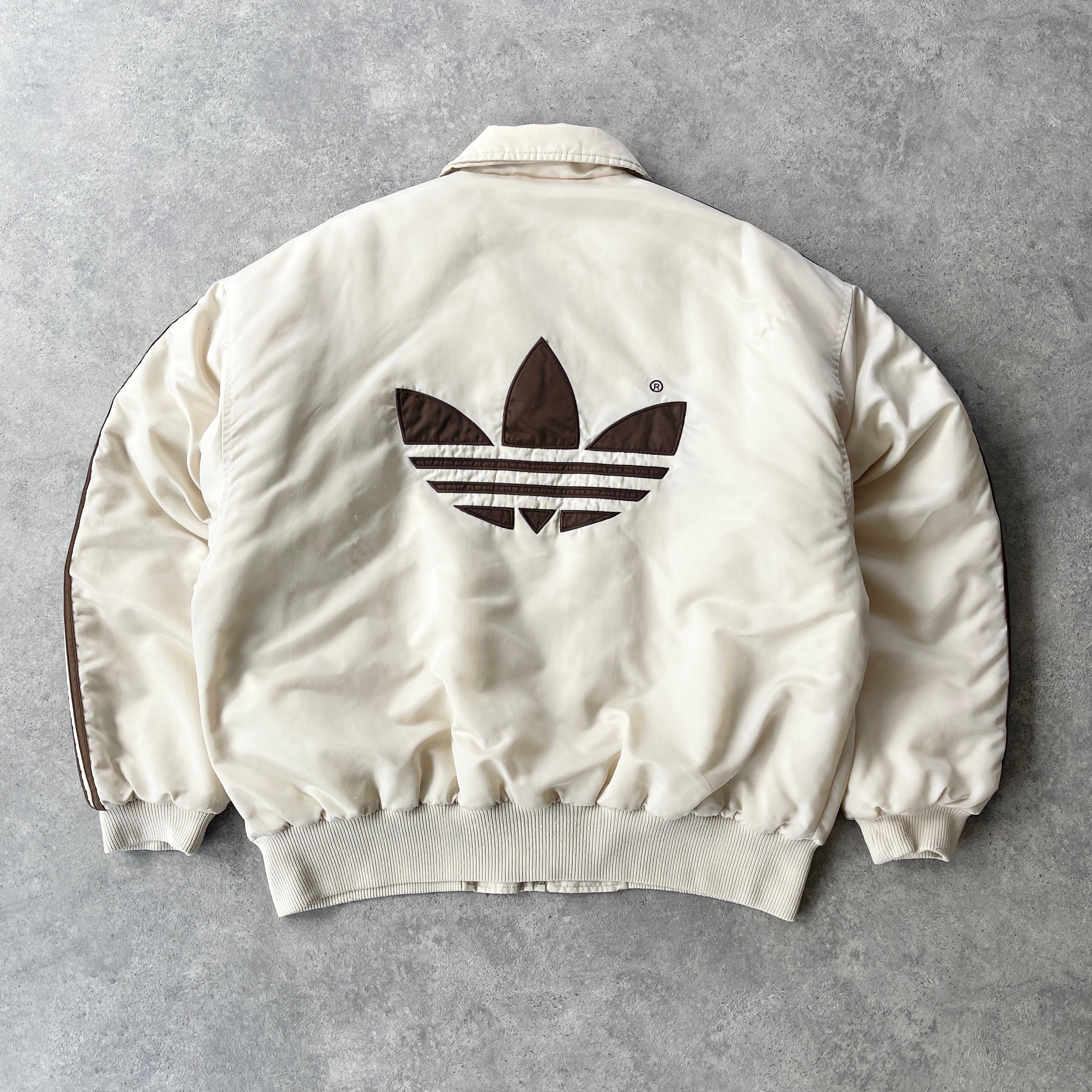 ジャケット・アウター Adidas Bomber Jacket Vintage mid 1990's Adidas RARE 1990s embroidered padded bomber jacket (XL) – Known Source