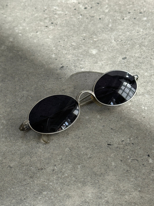 Emporio Armani Metal Oval Sunglasses
