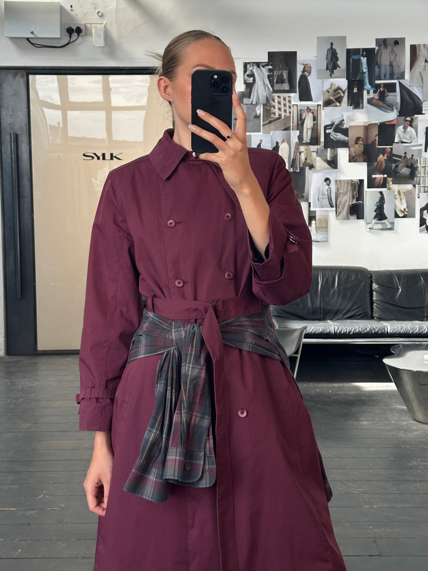 London Fog 1980s Double Breasted Trench Coat - M