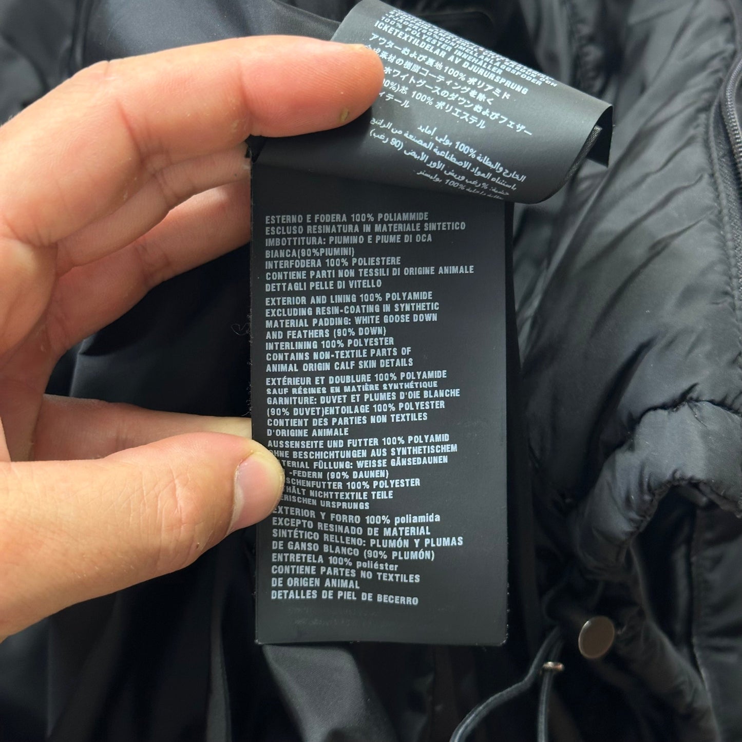 Prada 2018 Laminated Nylon Duck Down Puffer - IT52 (L) | Default Title, Black