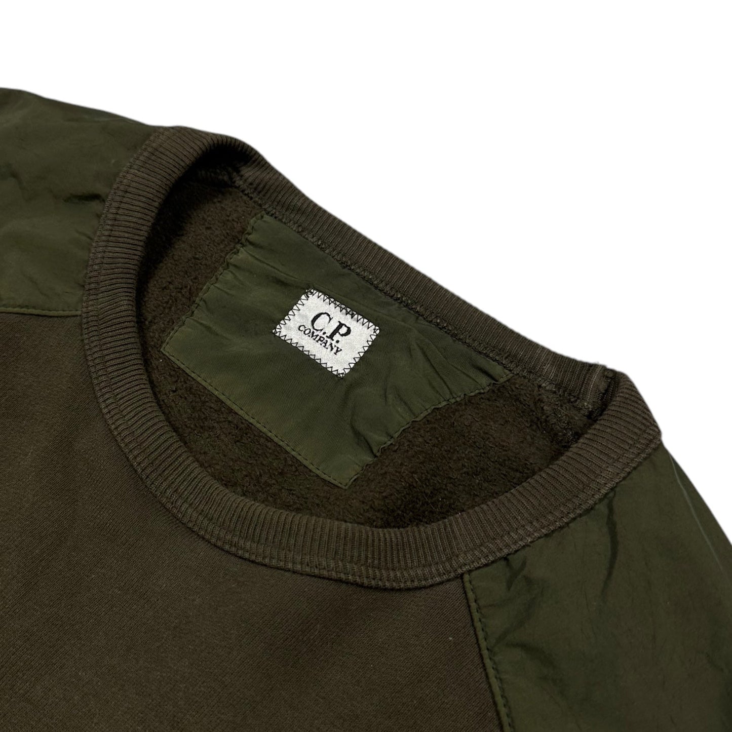 C.P. Company Khaki Nylon Crewneck