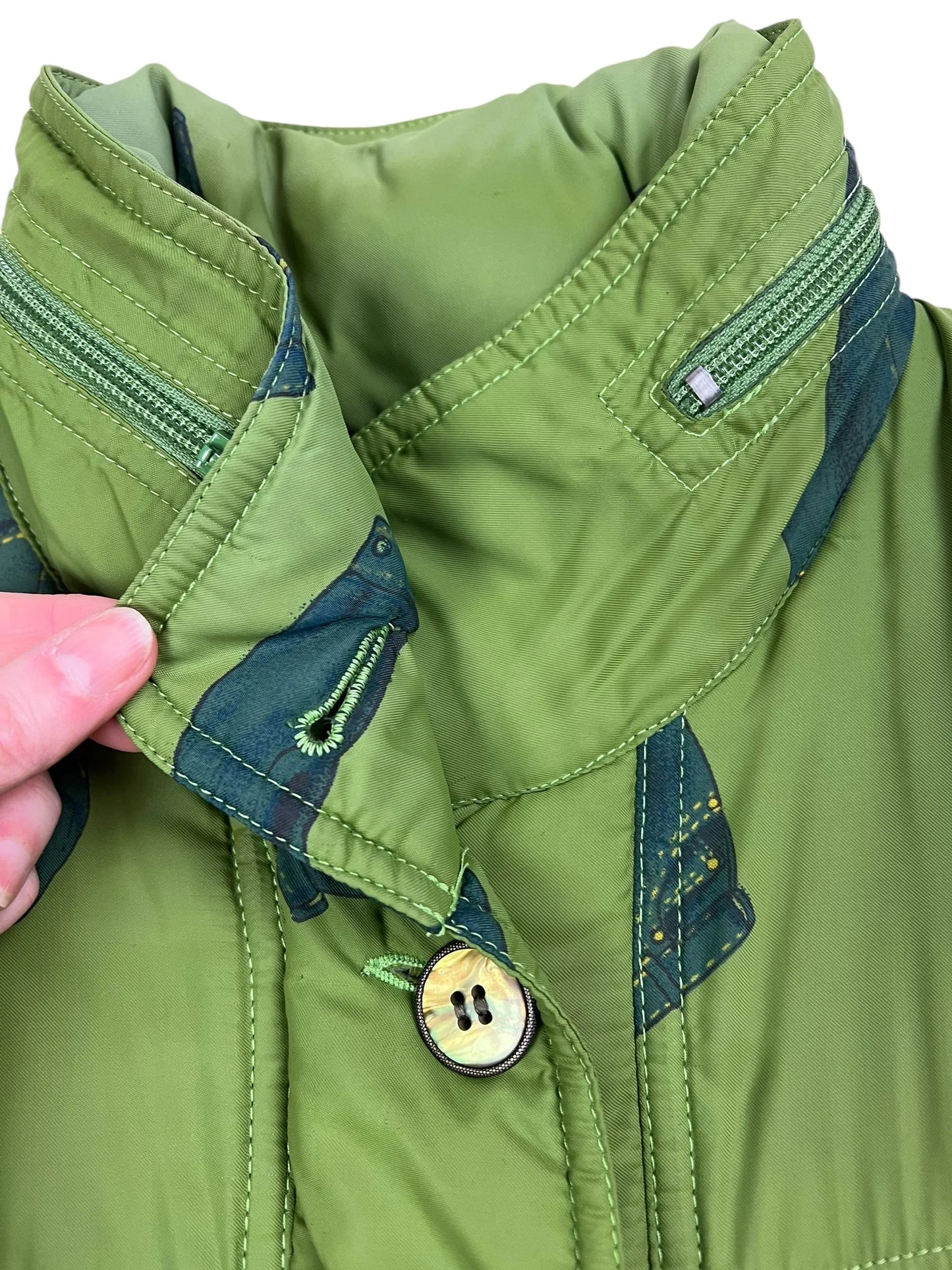 Moschino 80s/90s green coat