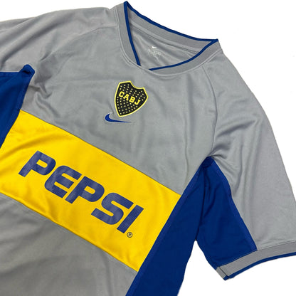 Nike Boca Juniors 2002/03 Shirt In Grey ( XL )
