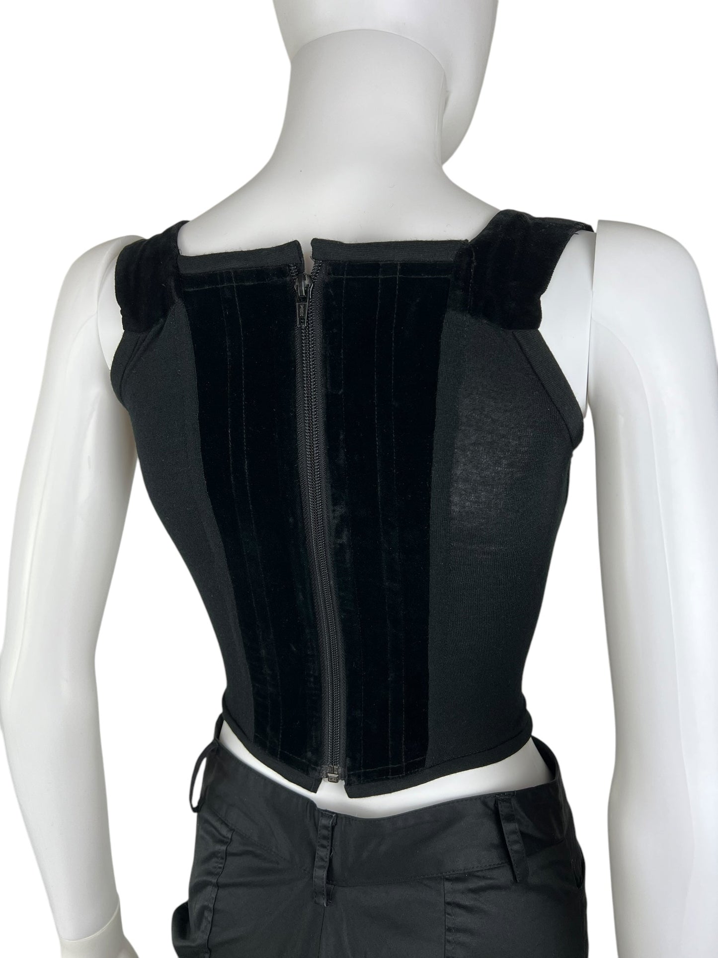 Vivienne Westwood A/W 1991 velvet corset | Black, Black