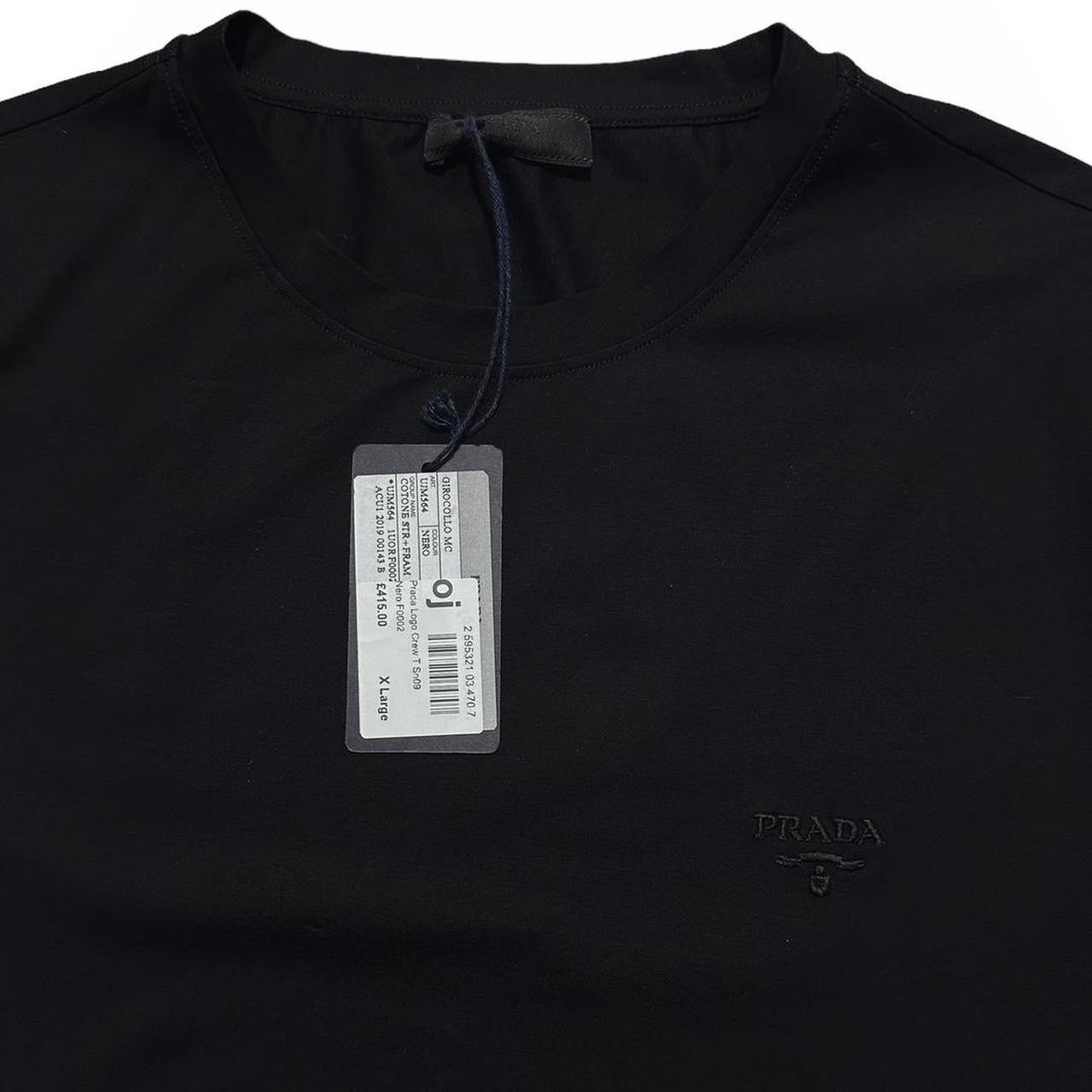 Prada Black Side Logo T-Shirt - Known Source