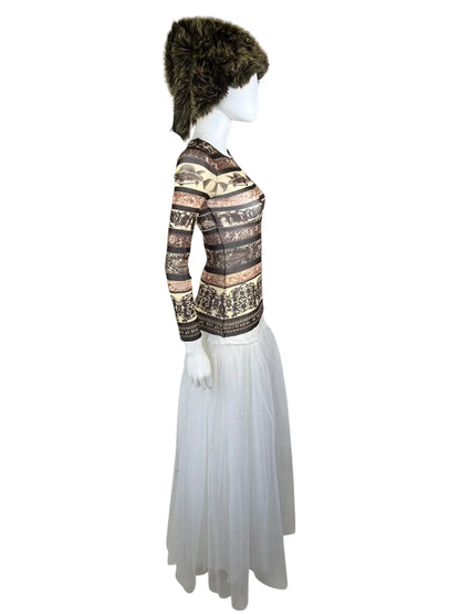 Jean Paul Gaultier S/S 1998 X-Ray top