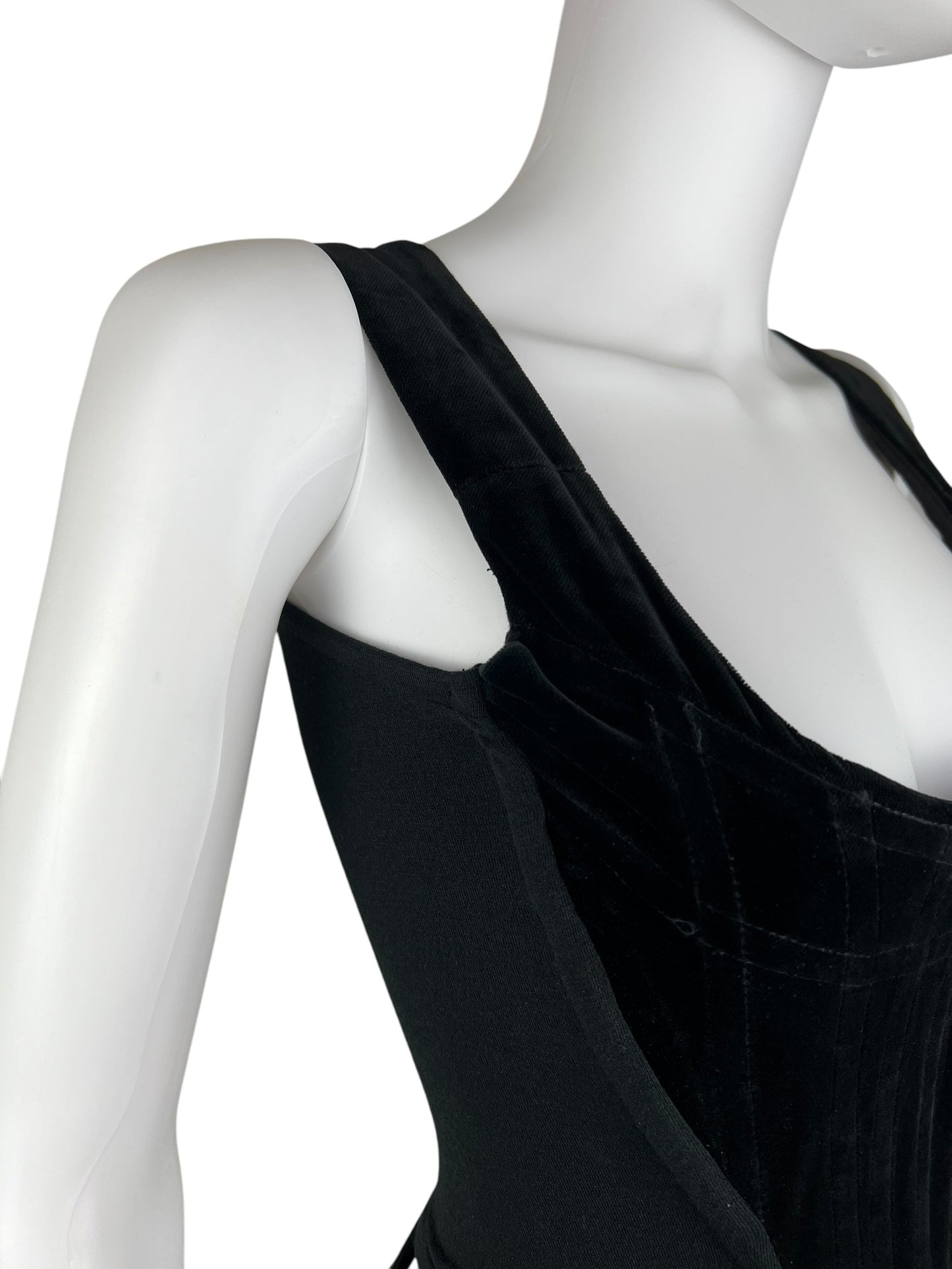 Vivienne Westwood A/W 1991 velvet corset | Black, Black