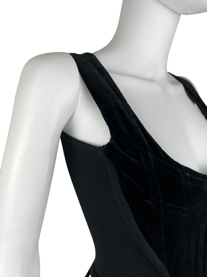 Vivienne Westwood A/W 1991 velvet corset | Black, Black