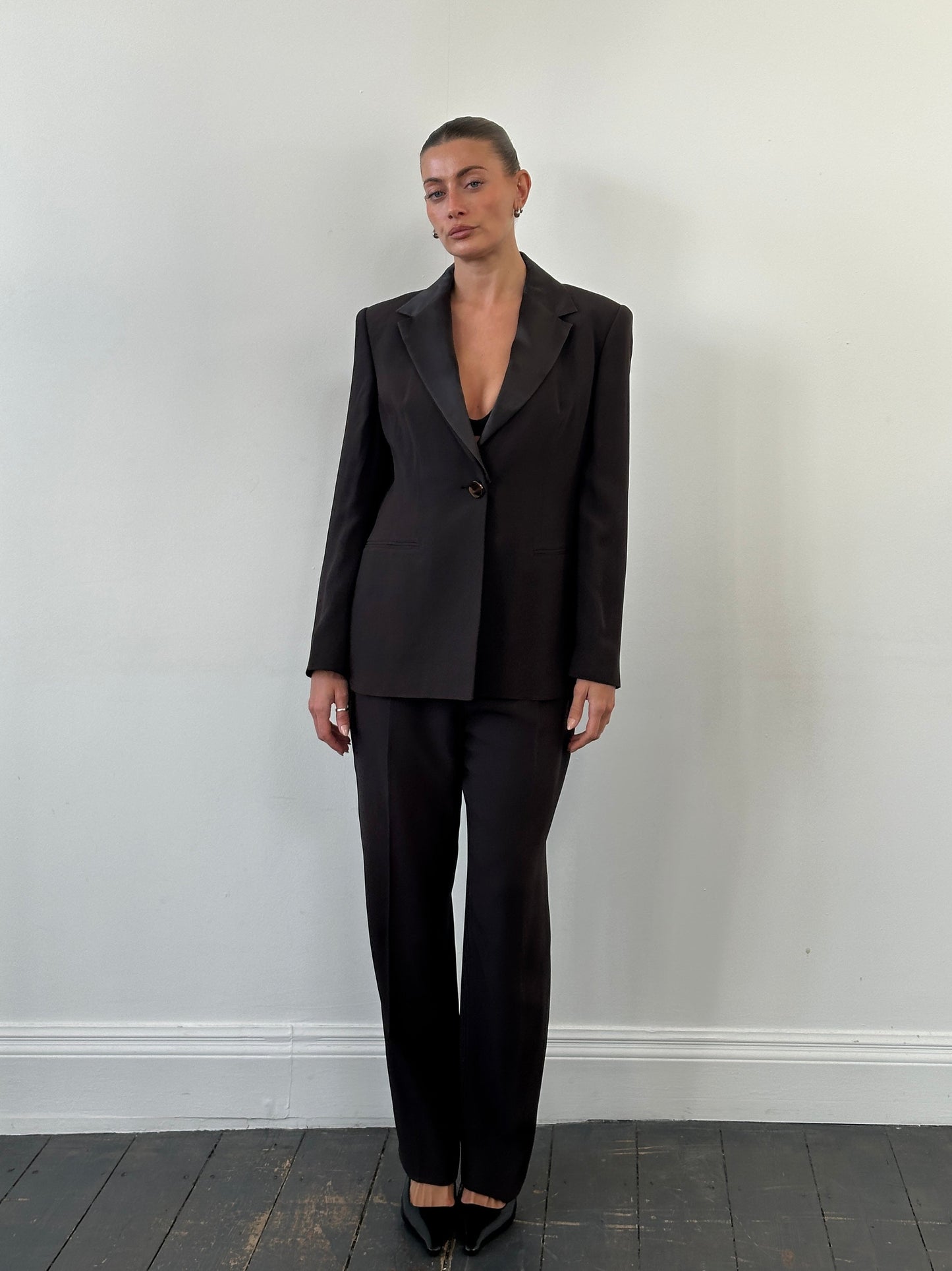 Gianfranco Ferre 1990s Single Breasted Tailored Suit - M