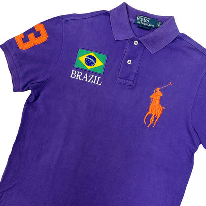 Ralph Lauren Brazil Polo In Purple ( S )