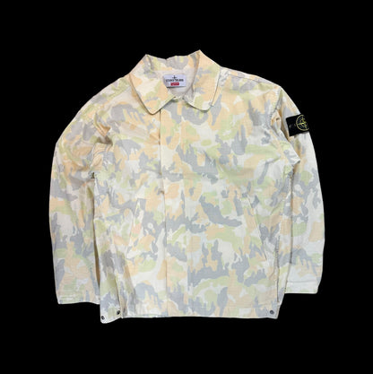 Stone Island x Supreme Heat Reactive Ice Camo Ripstop Jacket