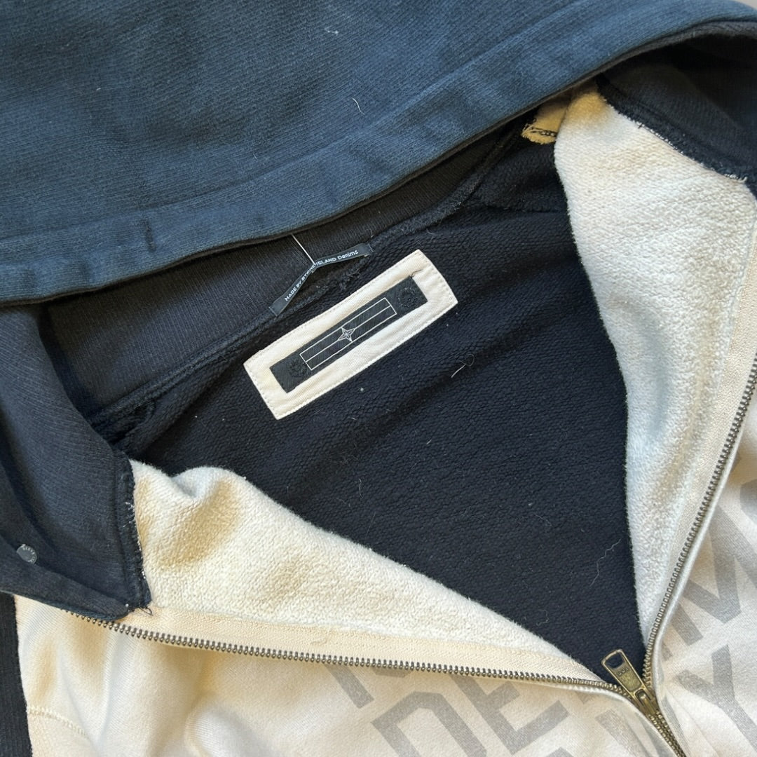 Stone Island Denims Zip Up Hoodie L/XL