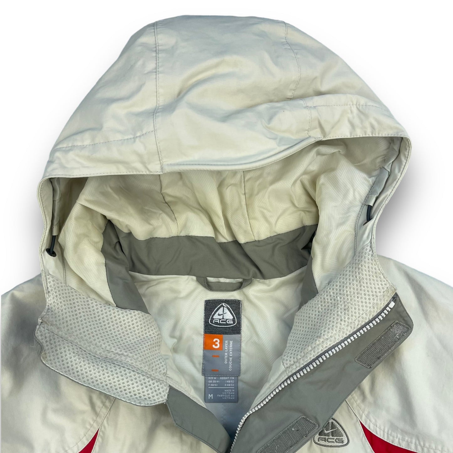 Nike ACG Cream/Grey Jacket (M) | Default Title, Multicoloured