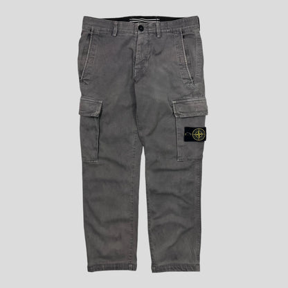 Stone Island SS14 Grey Combat Cargo Trousers - 28-30