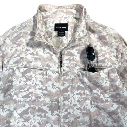 Airwalk 00’s Mini Corduroy Digi Camo Shacket L | Large, Beige