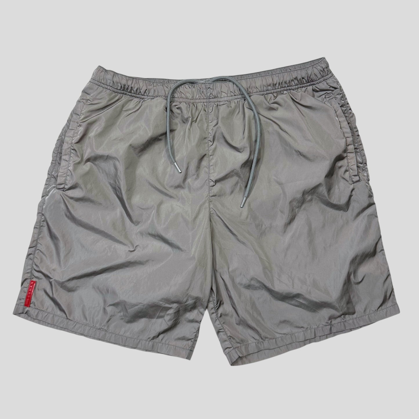 Prada Sport 00’s Grey Nylon Shimmer Swim Shorts - IT48 (M)