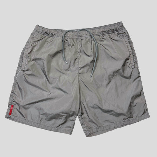 Prada Sport 00’s Grey Nylon Shimmer Swim Shorts - IT48 (M)