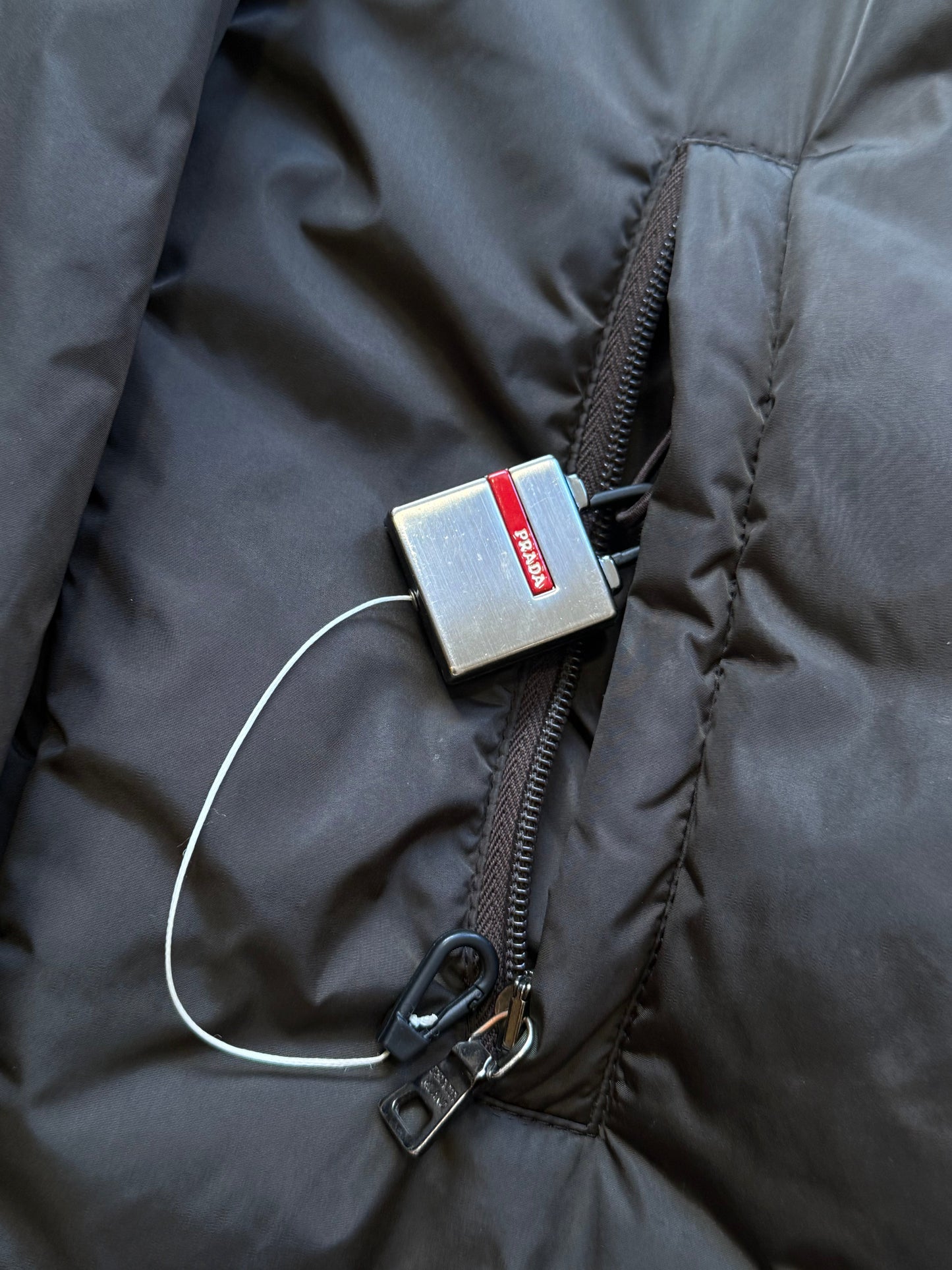 2000's Prada Sport Ski Pass Lock Jacket 52 | O/S, Brown