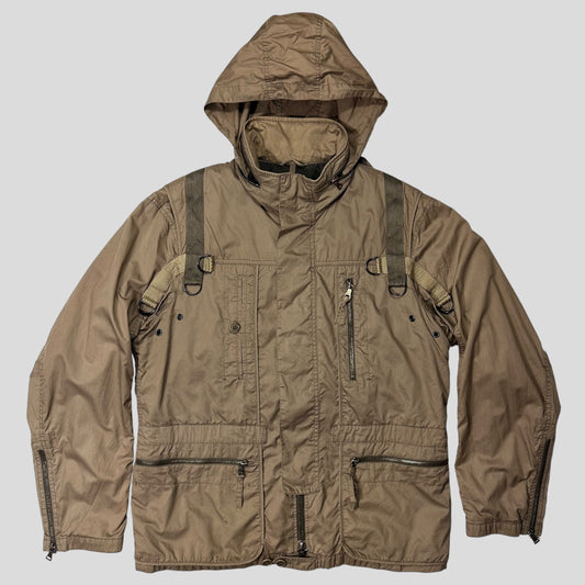 Prada Sport 2003 Cotton Bondage Multipocket Cargo Field Jacket - IT50 (M/L) | Default Title, Red