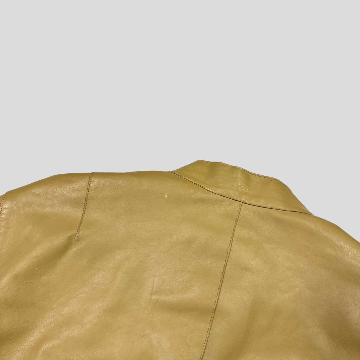 Neil Barrett AW00 Caramel Leather Moto Slingbag Jacket - L | Default Title, Multicoloured
