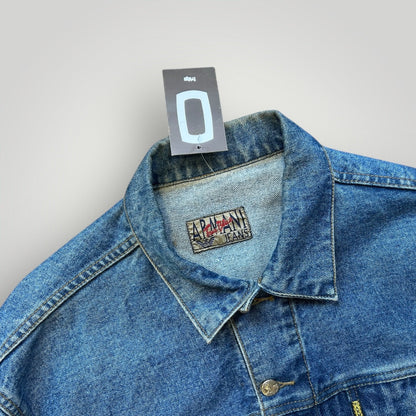 Armani Jeans True Blue Gold Label Denim Jacket L | Default Title, Blue