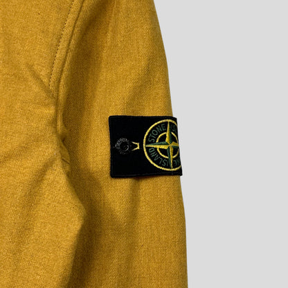Stone Island AW14 Mélange Wool Poly Double Hood Jacket - M | Default Title, Yellow