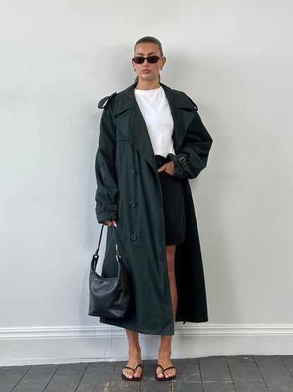 Hugo Boss Double Breasted Belted Trench Coat - XXL