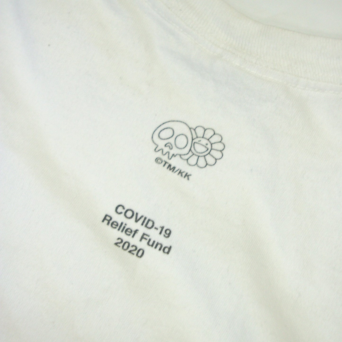 SUPREME TAKASHI MURAKAMI COVID-19 RELIEF BOX LOGO TEE