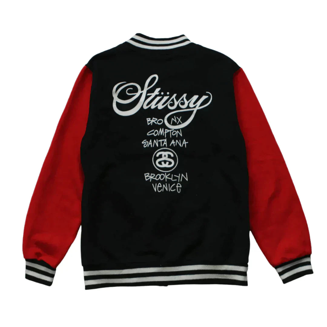 STUSSY BASEBALL JACKET  (L)  (L)