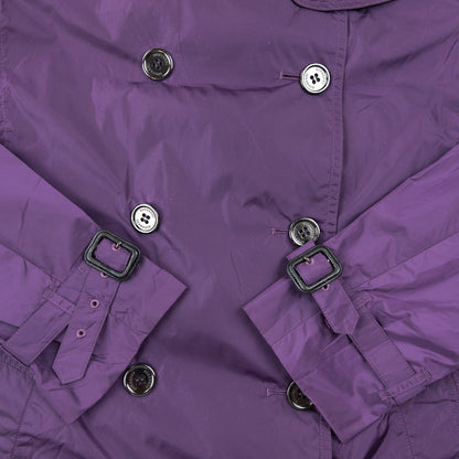 Vintage 2000s Burberry Lightweight Trench Jacket Womens Size L | Large, Purple