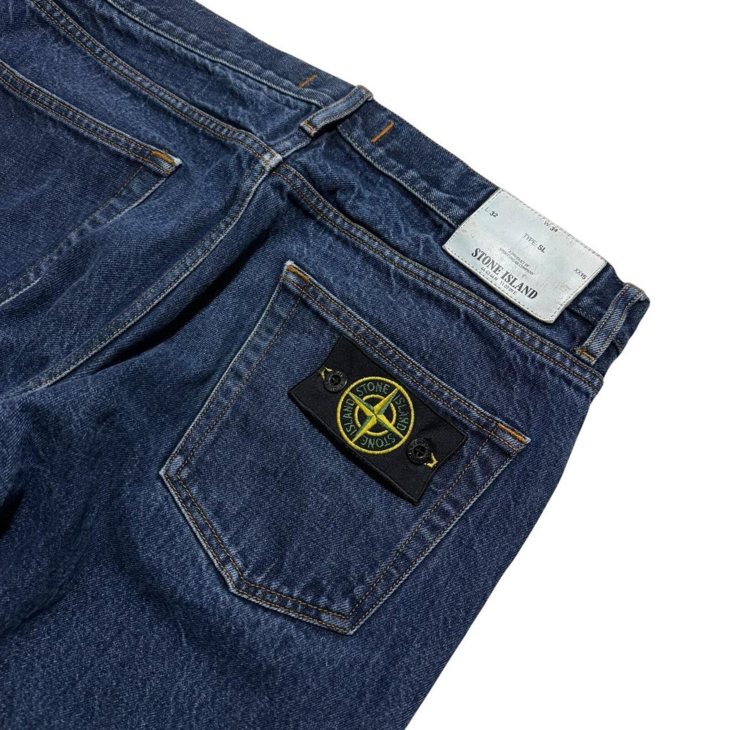 Stone Island Denim Jeans | W34, Dark Blue