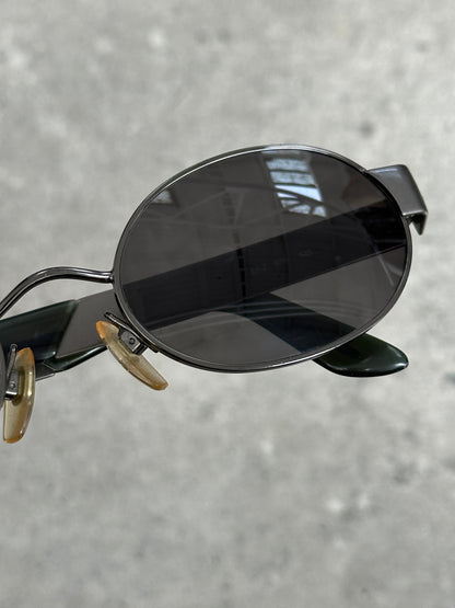 Giorgio Armani 1990s Oval Logo Sunglasses