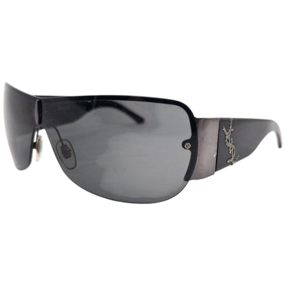 Vintage 2000s YSL Yves Saint Laurent Diamanté Sunglasses | O/S, Black