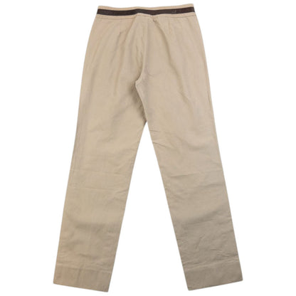 Vintage 2000s Gucci Buckle Waist Trousers Size W26 | W26, Beige