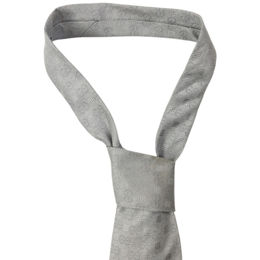 Vintage Gucci Monogram Silk Tie