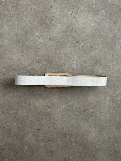 Jaeger 1990s Slim Leather Belt - W29-33