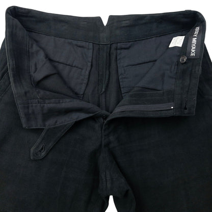 Vintage 2000s Issey Miyake Wool Trousers Size W30 | W30, Black