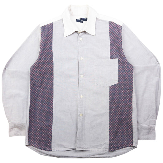 Vintage Comme Des Garçons HOMME Patchwork Button Up Shirt Size S