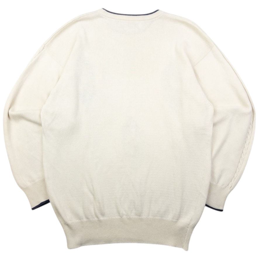 Vintage Burberry Embroidered Knit Jumper Size M