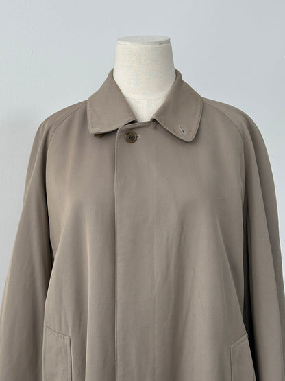 Burberry 1990s Pure Tasmania Wool High Neck Trench - L